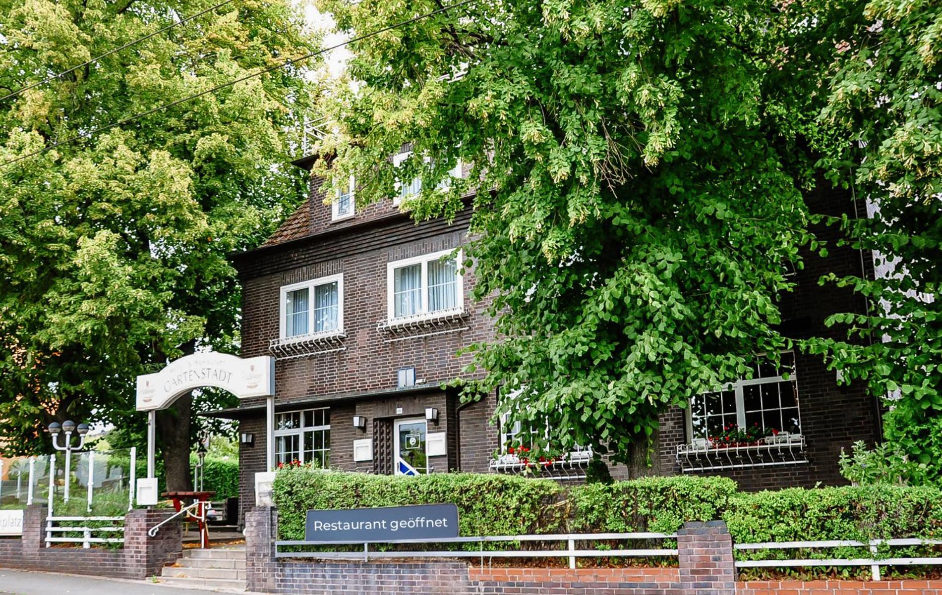 Hotel Und Restaurant Gartenstadt Эрфурт Экстерьер фото